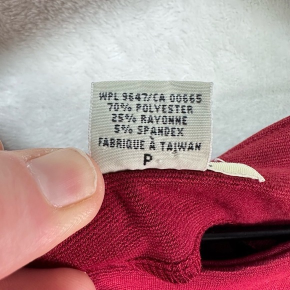 Eddie Bauer Red Sleeveless Crew Neck Stretch Comfort Soft Tank Top Size S Petite - Picture 8 of 15